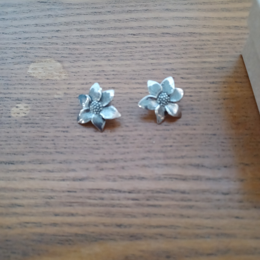 Silver earring - Picture 2 of 3